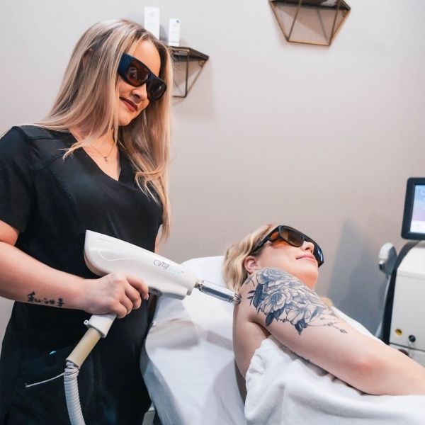 Bethany and Christa tattoo removal Laser Tattoo Removal
