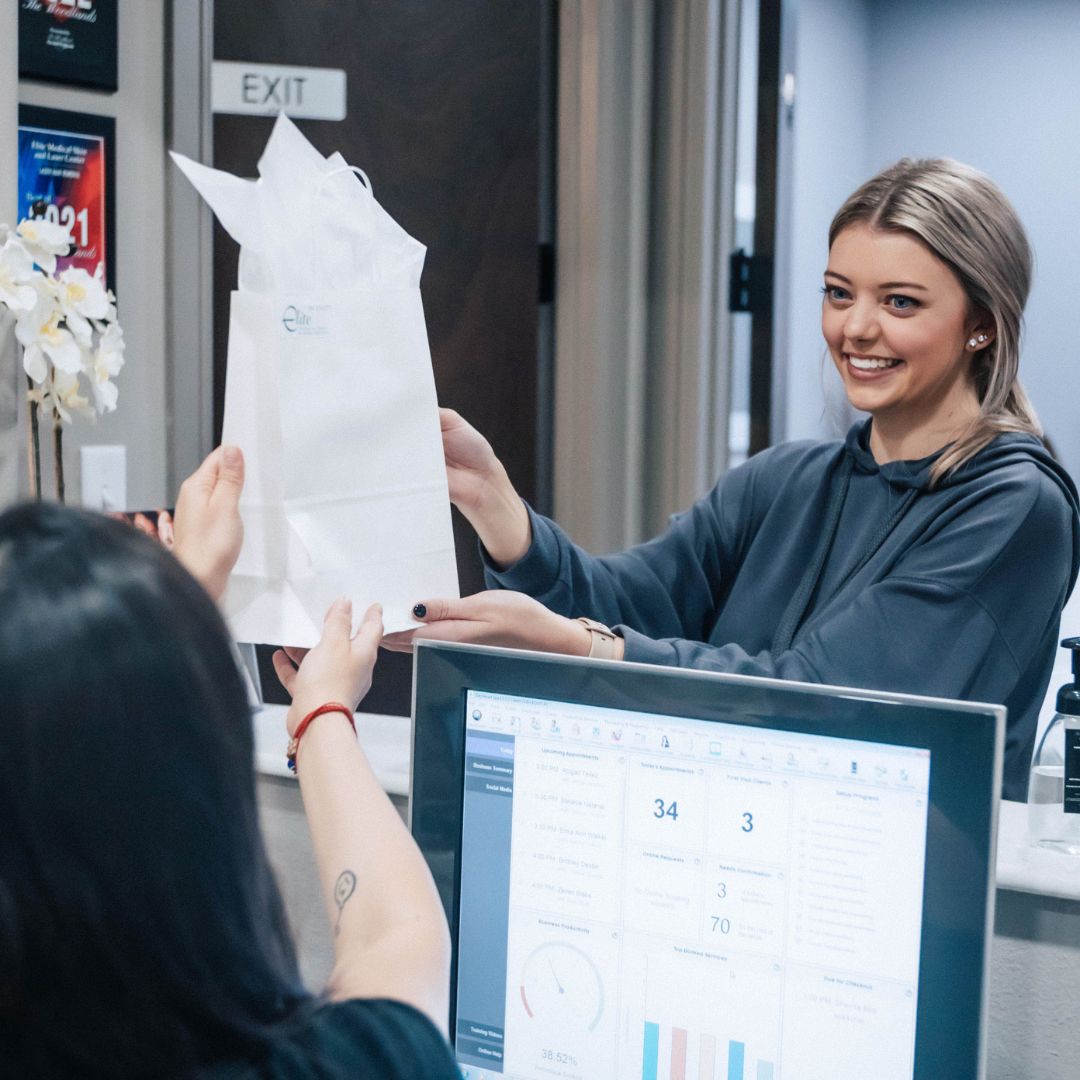 Elite Medical Skin and Laser Center - Checking Out